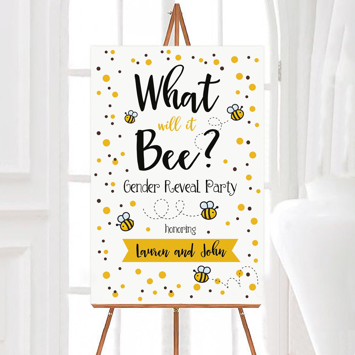 What Will It Bee Sign - goprintplus