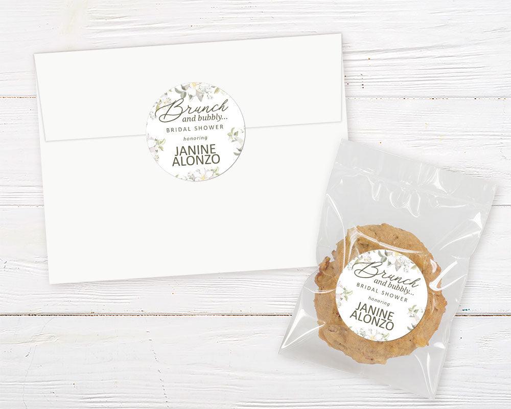 White Floral Invitation - goprintplus