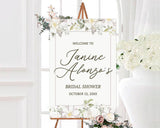 White Floral Invitation - goprintplus