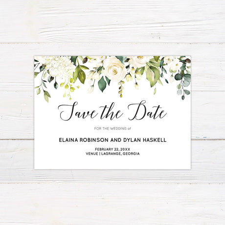 White Roses Invitation - goprintplus