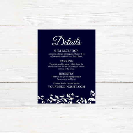 White Vine Invitations - goprintplus