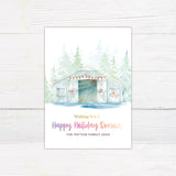 Winter Barn Holiday Card