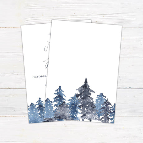 Winter Trees Invitations - goprintplus