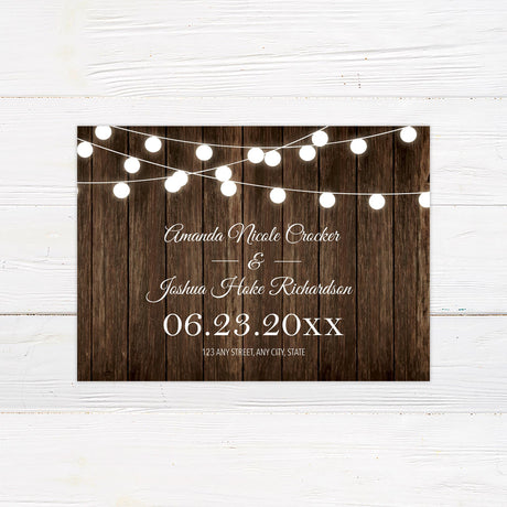 Wooden Invitations - goprintplus