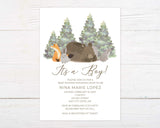 Woodland Animals Invitation - goprintplus