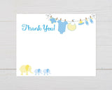 Yellow Blue Elephants Shower - goprintplus