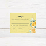 Yellow Floral Classic Invitation - goprintplus