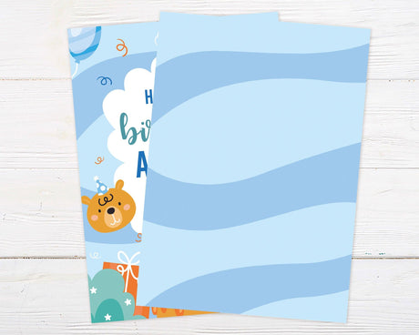 Zoo Animal Boy Invitation - goprintplus