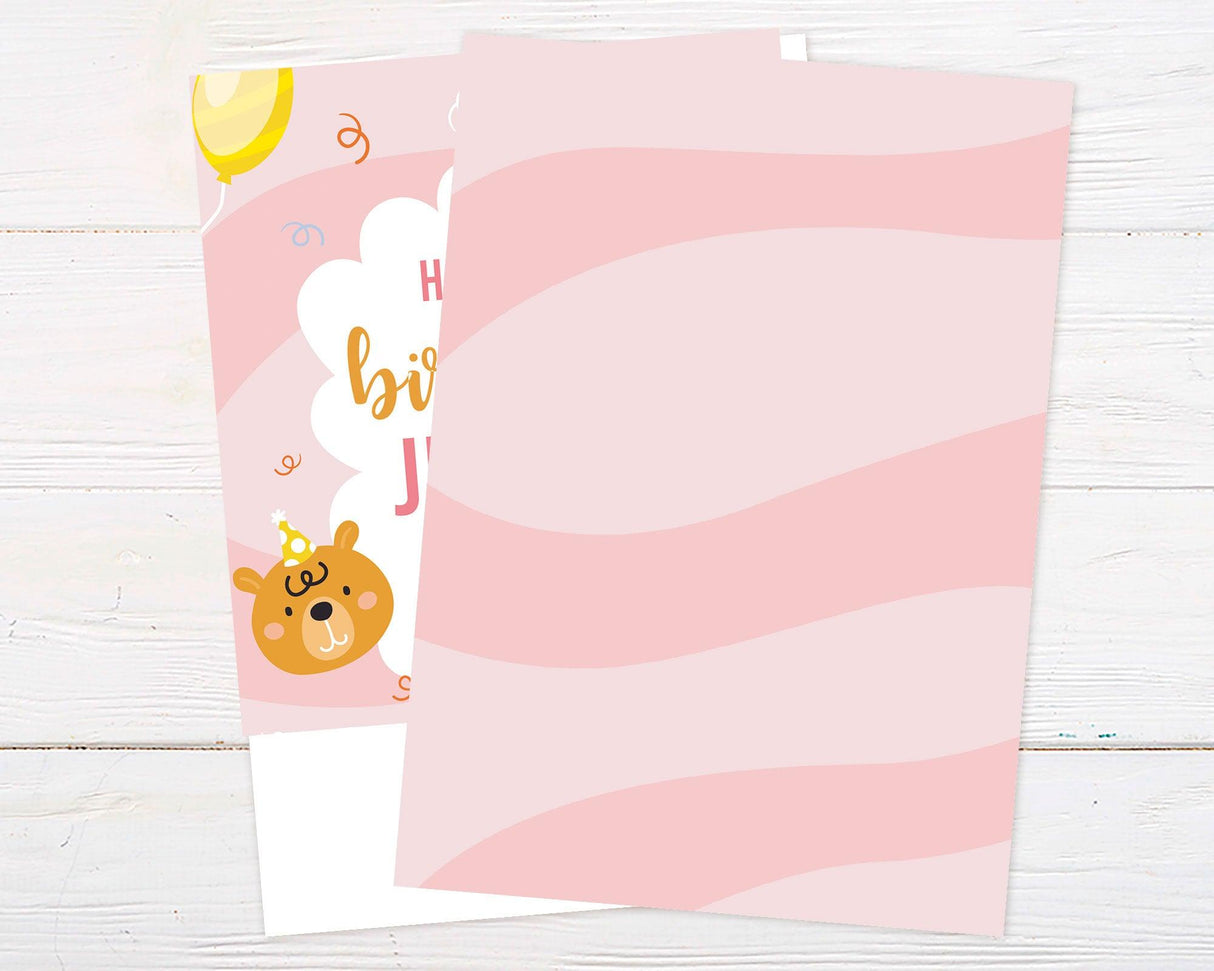 Zoo Animal Girl Invitation - goprintplus